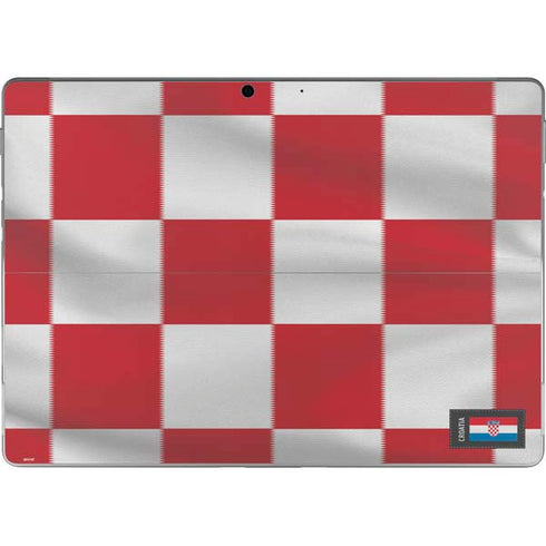 Croatia Soccer Flag Surface Pro 9 Skin